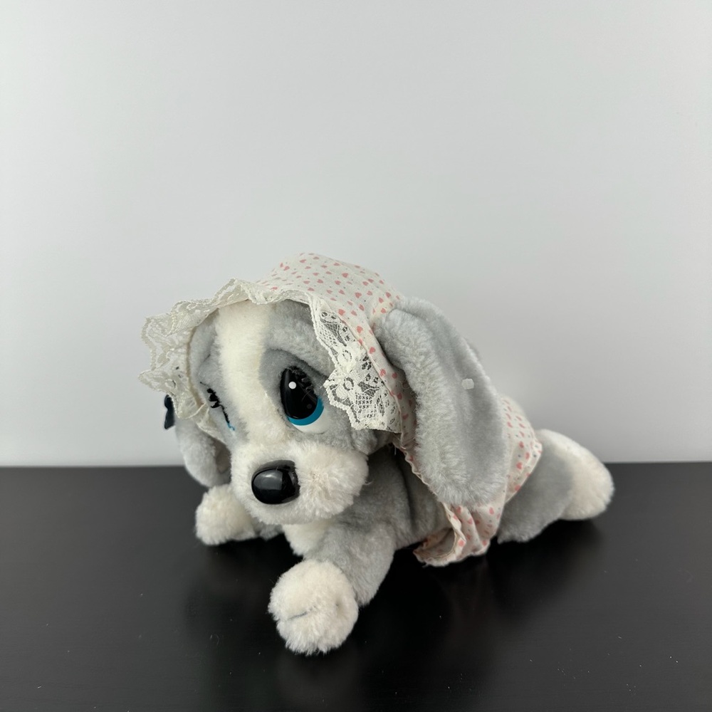 Applause Rare Sad Sam Crawling Holly Honey Basset Hound Puppy 8” Plush Dog HTF